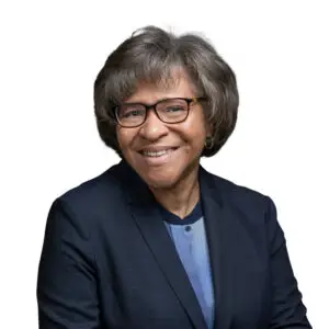 Professional head shot of Ann McCorvey